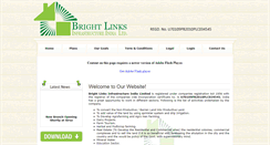 Desktop Screenshot of brightlinksinfra.com